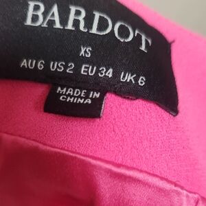 Bardot Vibrant Pink Blouse